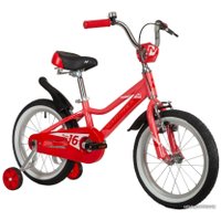 Детский велосипед Novatrack Novara 16 2022 165ANOVARA.CRL22 (красный)