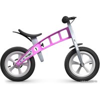 Беговел FirstBIKE Street с тормозом (розовый)