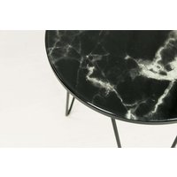 Журнальный столик Sheffilton SHT-CT27 (черный муар/черный мрамор)