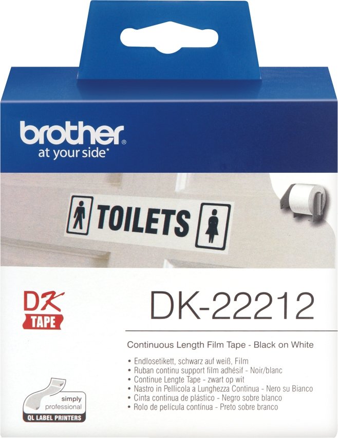 

Термобумага Brother DK-22212 (62 мм, 15.24 м)