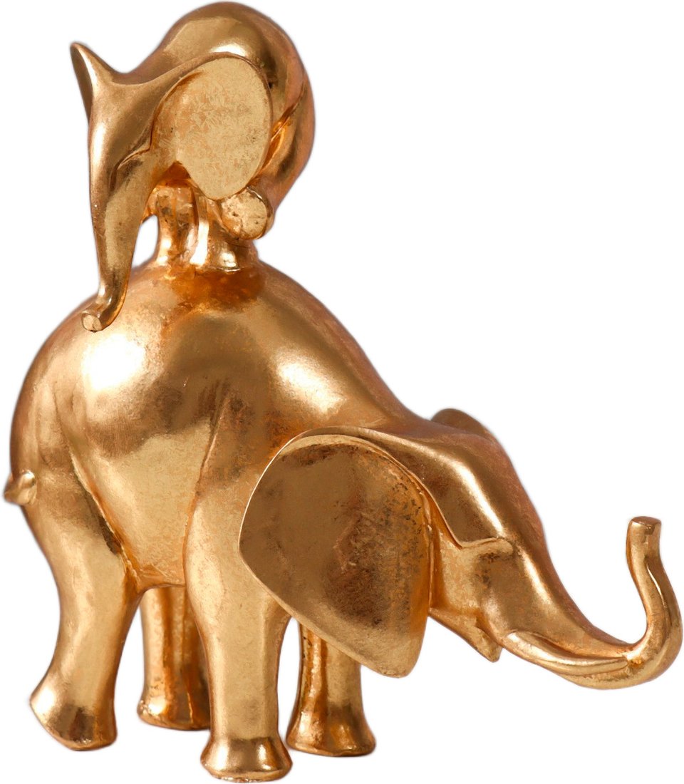 Статуэтка Sima-Land Слон со слоненком на спине: пирамидка 9710374