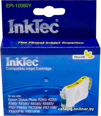 Картридж InkTec EPI-10080Y (аналог Epson C13T08044010)