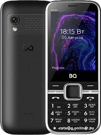 Кнопочный телефон BQ BQ-2800L Art 4G (черный)