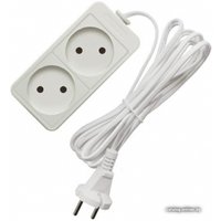 Удлинитель СОЮЗ 2 розетки, белый, 5 м [481S-0205] в Лиде