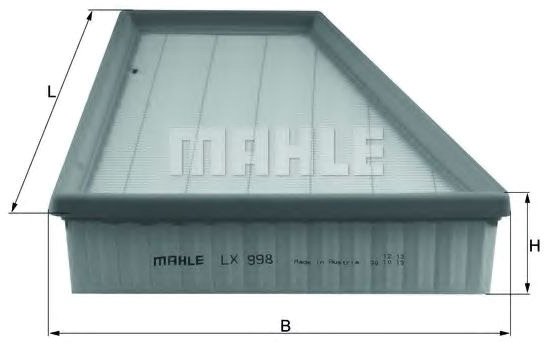 

Воздушный фильтр Mahle Knecht LX998