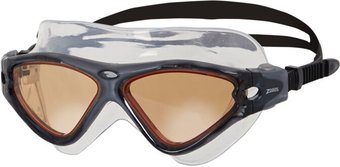 Очки для плавания Zoggs Tri-Vision Mask 461075 (серый/черный)