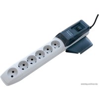 Сетевой фильтр ZIS Pilot Pro 6 розеток, 3 м, белый
