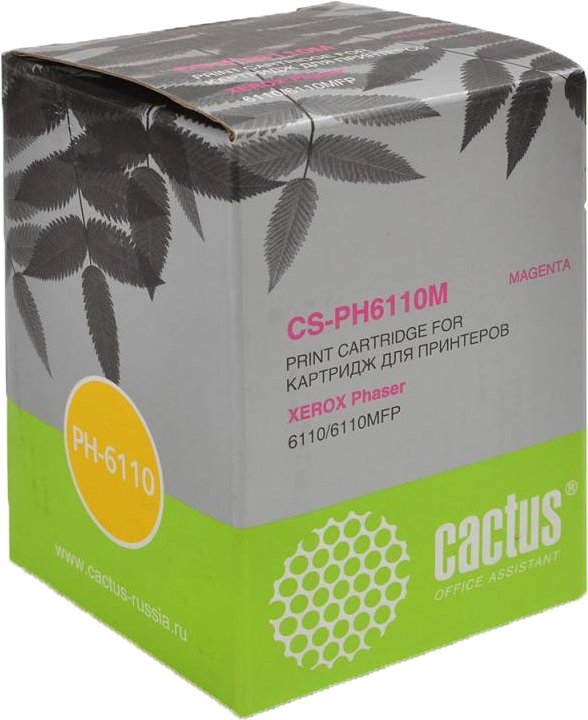 

Картридж CACTUS CS-PH6110M (аналог Xerox 106R01205)