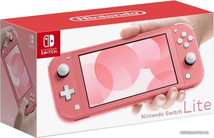 Игровая приставка Nintendo Switch Lite (розовый)