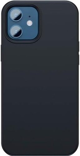 Чехол для телефона Baseus Liquid Silica Gel для iPhone 12 mini (черный)