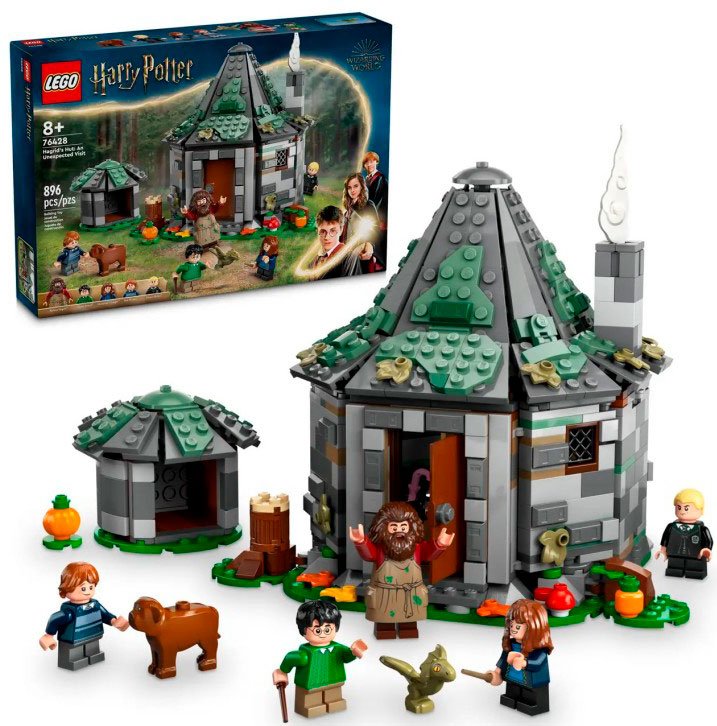 

Конструктор LEGO Harry Potter Хижина Хагрида неожиданный визит 76428