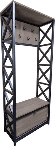 Вешалка для одежды Wooden Story Rosario (ЛДСП, дуб клабхаус серый)