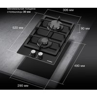 Варочная панель Hyundai HHG 3230 BK