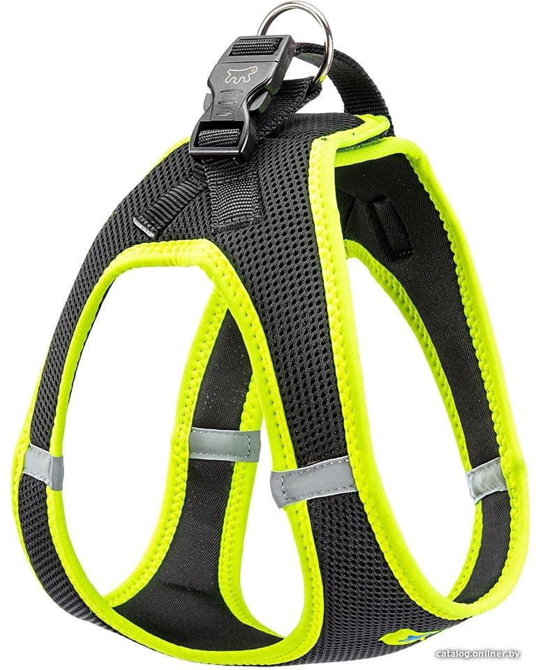 Шлея Ferplast Kaori P 75469061 (L, черный/зеленый)
