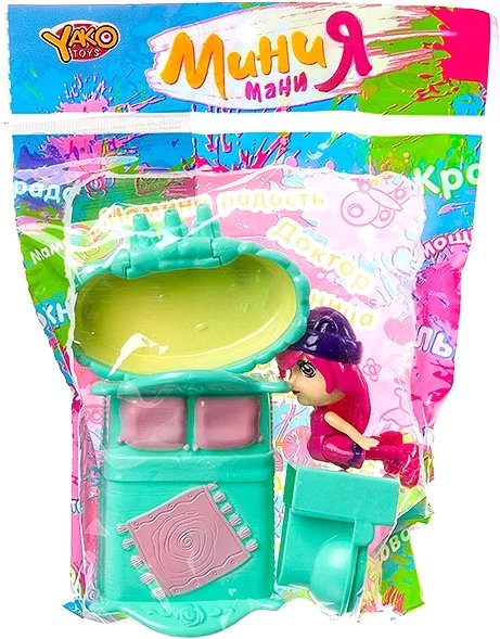 

Аксессуары для кукольного домика Yako Toys МиниМания Д93933