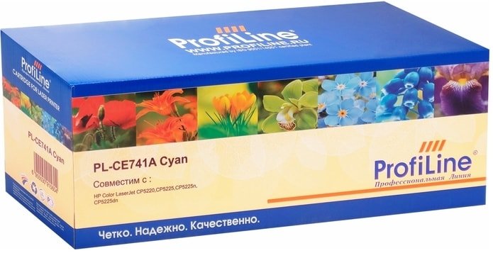 

Картридж ProfiLine PL-CE741A-C (аналог HP 307A (CE741A))