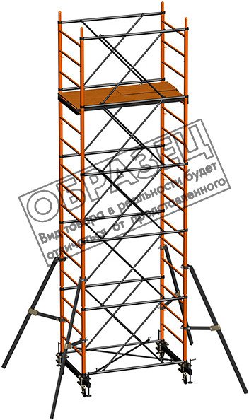 Лестница-помост Тапанар вышка-тура Атлант 2.0x2.0x5.1