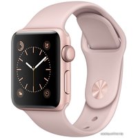Умные часы Apple Watch Series 1 38mm Rose Gold with Pink Sand Sport Band [MNNH2]