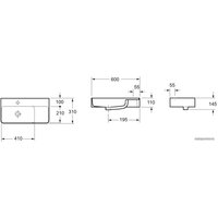 Умывальник Lavinia Boho Bathroom Sink Slim 33311011