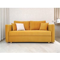 Диван Nord Star Эльф Авелина (велюр, розовый)