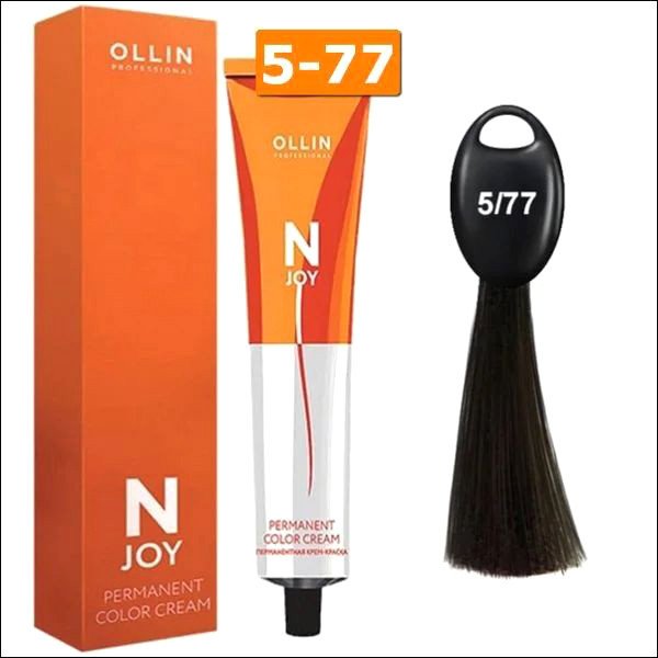 

Крем-краска Ollin Professional N-Joy Color Cream 5/77 светл. шатен интенсивно-коричневый 100 мл