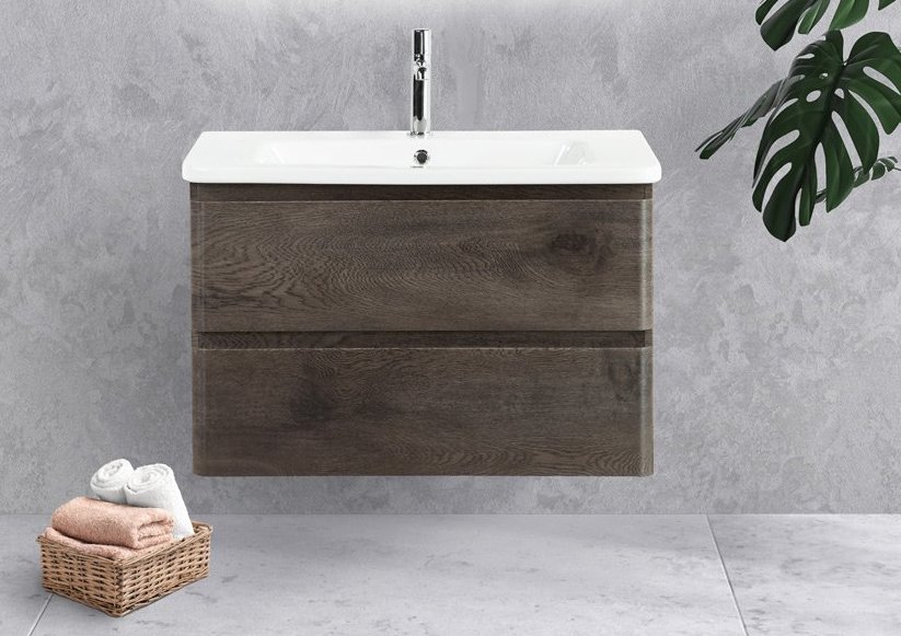 

BelBagno Тумба под умывальник Albano-CER-800-2C-SO-RNG (rovere grigio)
