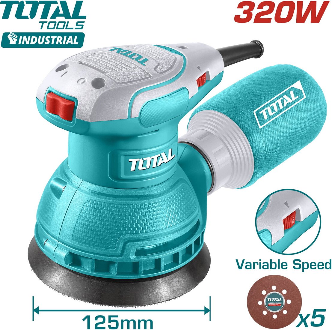 

Эксцентриковая шлифмашина Total TF2131256