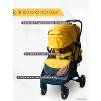 Коляска прогулочная «книга» Keka New Premium (темно-зеленый/черная рама)