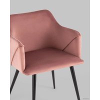 Стул Stool Group Джоэл с подлокотниками vd-joel-b15 (велюр пыльно-розовый)