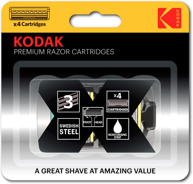 

Сменные кассеты для бритья Kodak Premium Razor Cat 30425125 (4 шт)