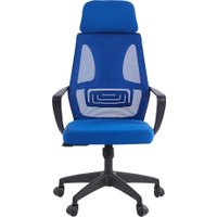 Офисное кресло CHAIRMAN CH636 (ткань, черный пластик/синий)