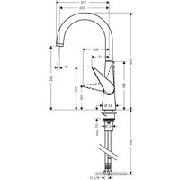 Смеситель Hansgrohe Talis S 72810000