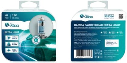 

Галогенная лампа Nord Yada H4 Extra Light 2шт