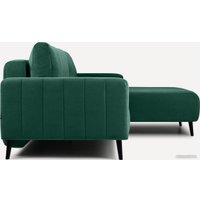 Угловой диван Divan Маркфул Velvet Emerald 184543 (зеленый)