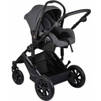 Универсальная коляска Indigo Coin (3 в 1, темно-серый)