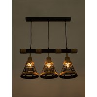 Подвесная люстра BayerLux Фонарь 10777191 (черный)