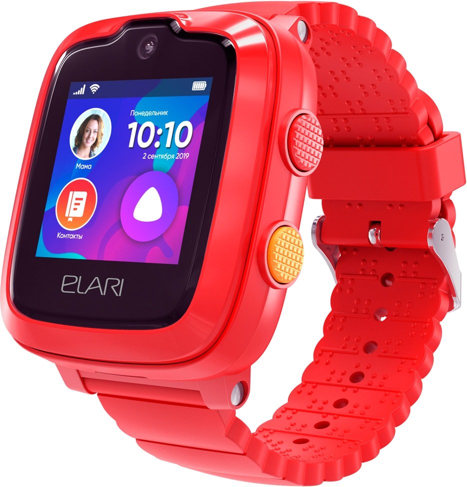 

Детские умные часы Elari KidPhone 4G (красный)