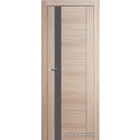 Межкомнатная дверь ProfilDoors 62Х 70x200 (капучино мелинга/стекло серебряный матовый лак)