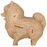 3Д-пазл Eco-Wood-Art Собачка - копилка