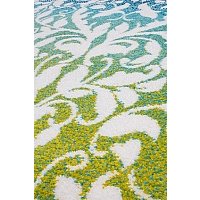 Ковер для жилой комнаты Lalee Maya 482 (160x230, белый-зеленый)