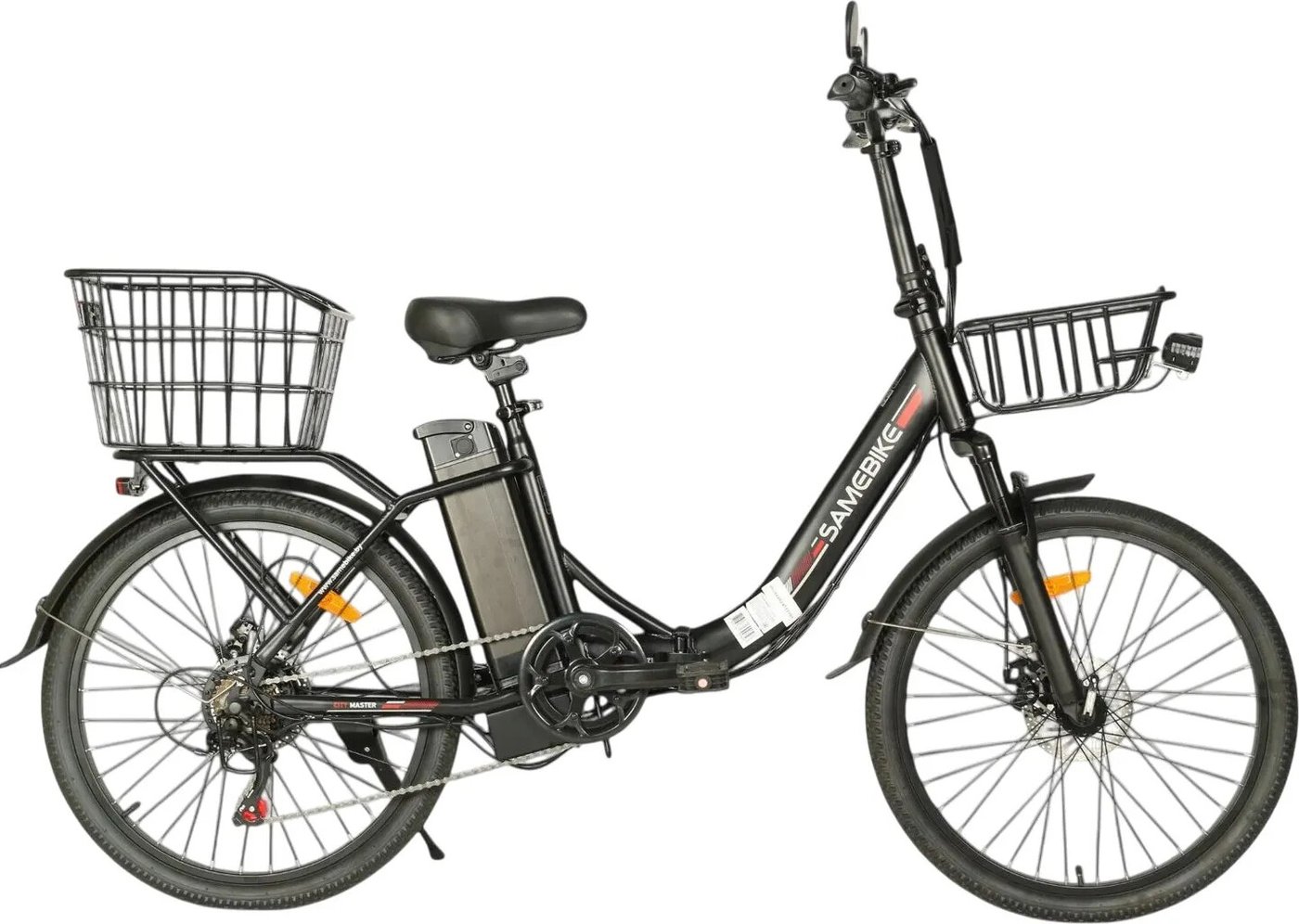 Электровелосипед SameBike M100 (черный)