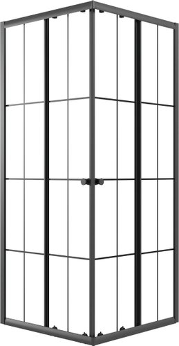 Душевой уголок Niagara Eco NG-1008-14QKL 80x80x190 (черный/стекло клетка)
