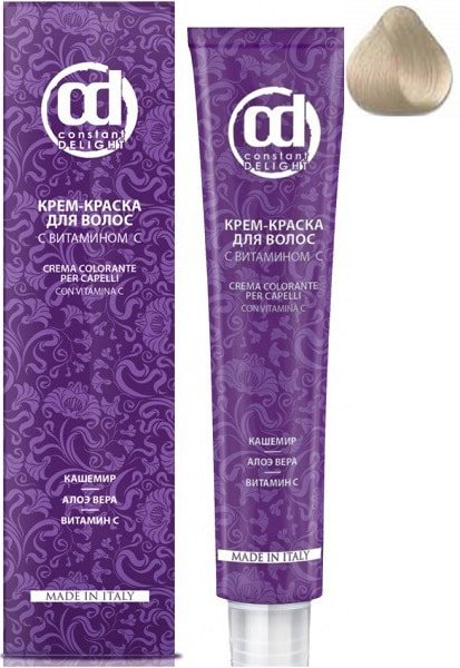 

Крем-краска для волос Constant Delight Crema Colorante с витамином С 11/1 экстра светлый блондин 100 мл