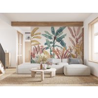 Фотообои ФабрикаФресок Тропические пальмовые листья 273270 (300x270)