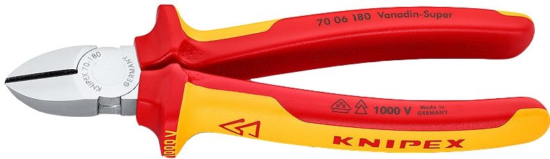 

Кусачки боковые (бокорезы) Knipex 70 06 180