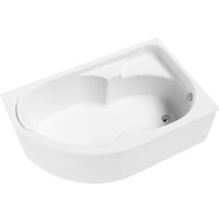 Ванна Lauter Geneva 170x105 2103170R (с ножками, лицевым экраном и сифоном 21Y32001 матовый черный)