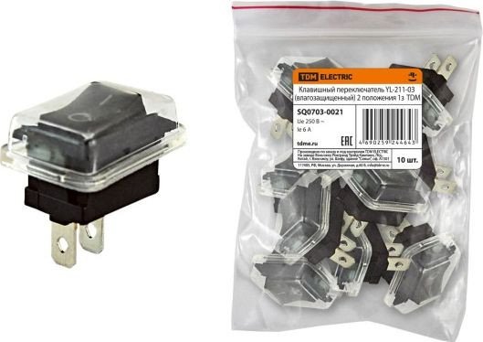 

Выключатель проходной TDM Electric SQ0703-0021 (черный)