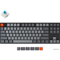 Клавиатура Keychron K8 White LED K8-G2 (Gateron G Pro Blue, нет кириллицы)