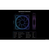 Вентилятор для корпуса ALSEYE Halo Pro (белый)