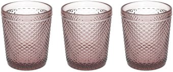 Набор стаканов для воды и напитков Tognana Glass Diamante N3585T65894 (3 шт)
